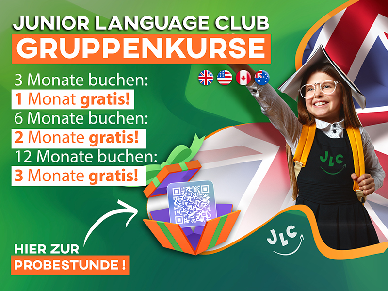 20% rabatt sparachkurs kinder